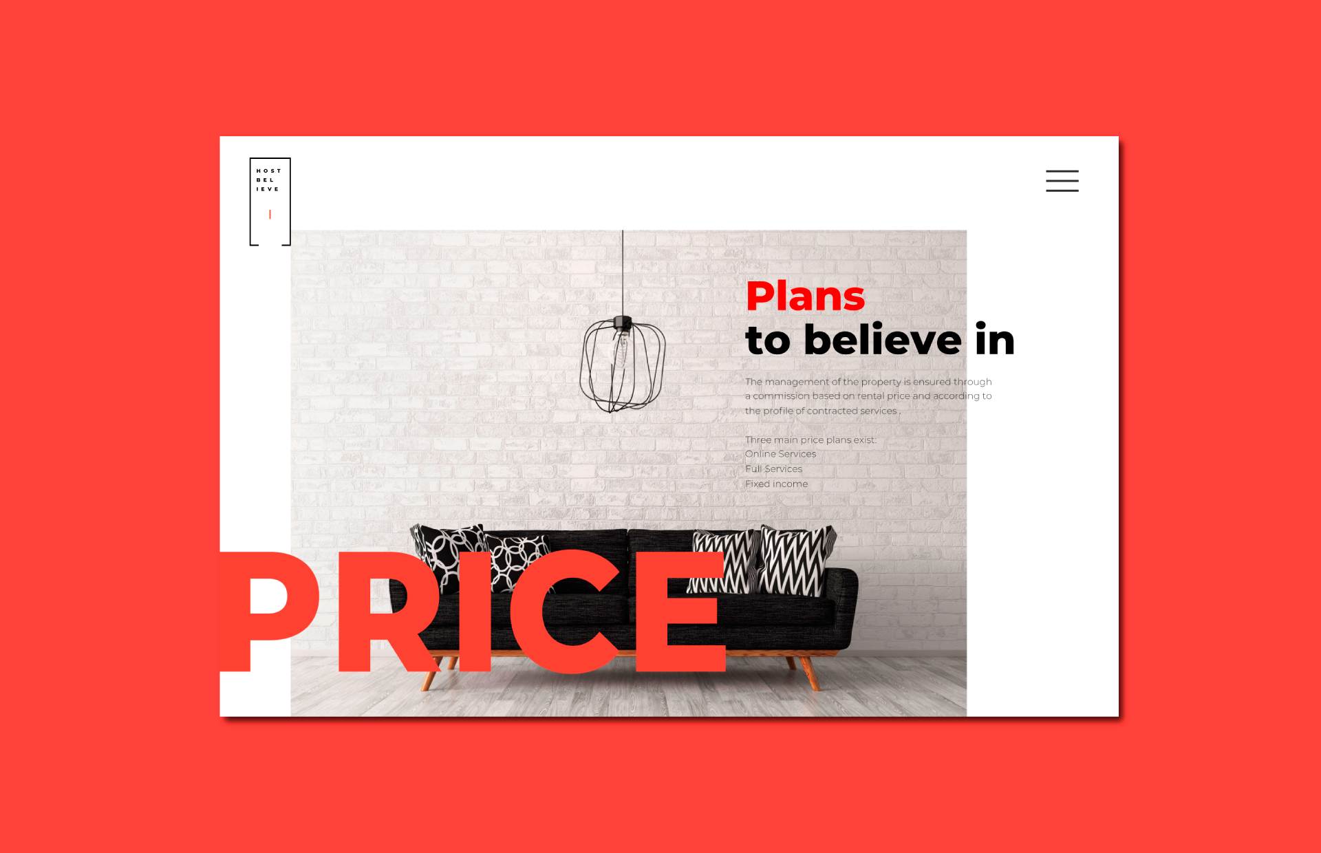 Hostbelieve website